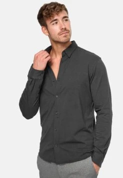 Indicode Jeans Langarm Theo - Overhemd - Dk Grey -Indicode Jeans Verkoop fb8da237150b4fab99fc2ce8c339dbe0