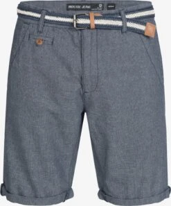 Indicode Jeans Chino Shorts Regular Chino Cuba Heren Nachtblauw