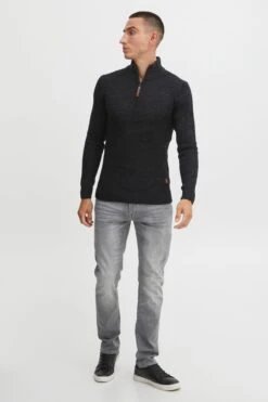 Indicode Jeans Coltruien Trui Idvalero Heren Zwart -Indicode Jeans Verkoop fd3ed3a5a5dc4179ca5f264d564bc057
