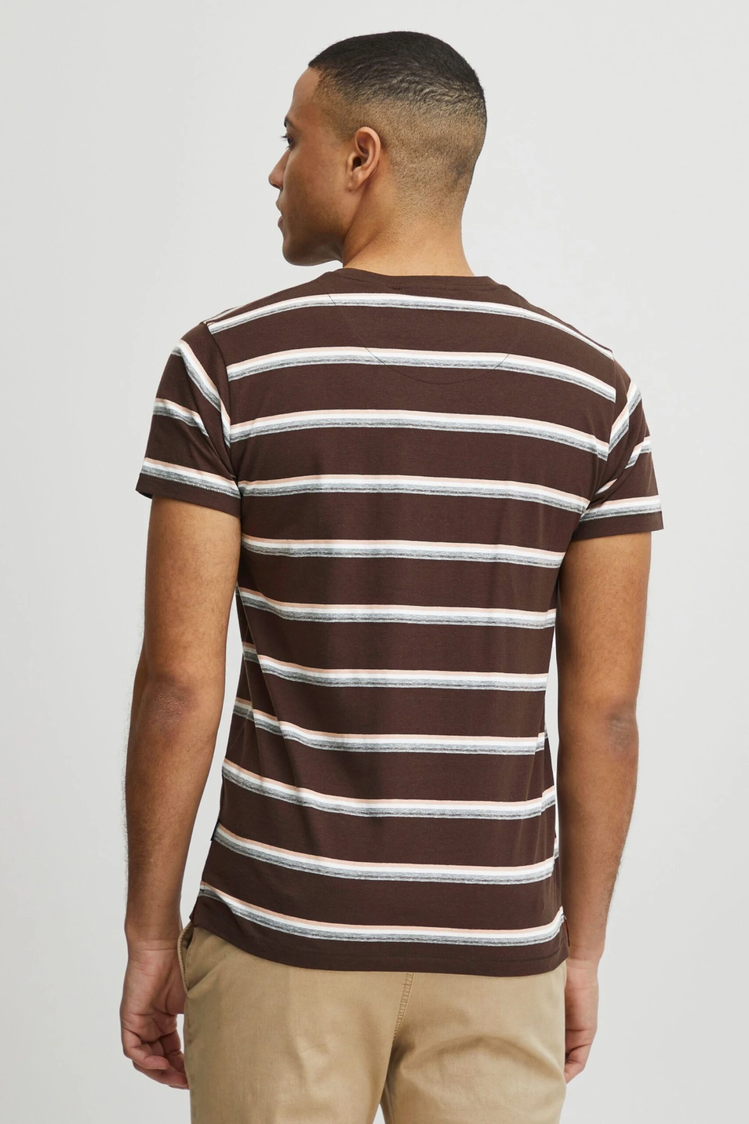 Indicode Jeans T-shirts Shirt Idingo Heren Bruin 3 Indicode Jeans T-shirts Shirt Idingo Heren Bruin - Image 3