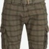 Indicode Jeans Cargo Shorts Regular Cargobroek Heren Groen