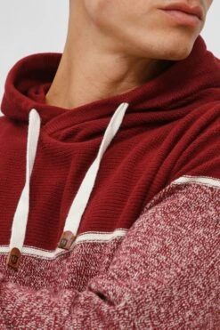 Indicode Jeans Hoodies Trui LYNDE Heren Bordeaux -Indicode Jeans Verkoop fe2ebcb50684d3555df1ff6676fa1141