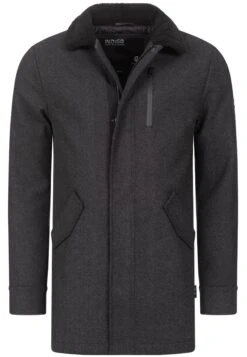 Indicode Jeans Falmo - Halflange Jas - Mini Herringbone Black -Indicode Jeans Verkoop fe384659517d402da71935a7b4e5e6e9