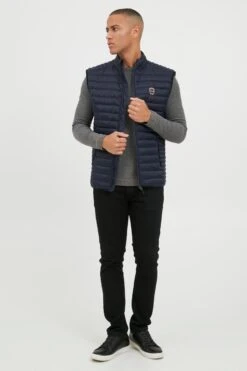 Indicode Jeans Bodywarmers Bodywarmer DAVIDE Heren Navy -Indicode Jeans Verkoop ff4211d48f8b483415a2825f18bc2dc7
