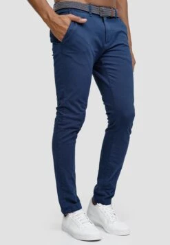 Indicode Jeans Chinos Regular Chino Massy Heren Blauw -Indicode Jeans Verkoop ff63294546a4312c86e0b668a5762936